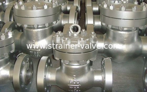 API 6D Cast Steel Flanged Swing Check Valve Class 600Lbs