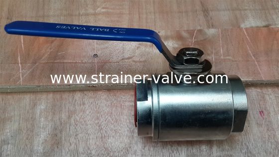 A105 Forged Steel 2PCS Body NPT Ends Floating Ball Valve HDG 800LBS
