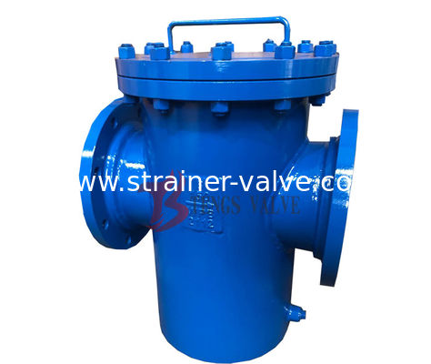Basket Type Strainer CS Carbon Steel WPB Basket Filter ANSI 150LB Flanged RF Ends Suitable for Pump